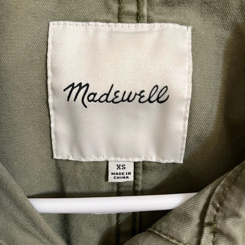 Madewell green utility jacket - Picture 3 of 5